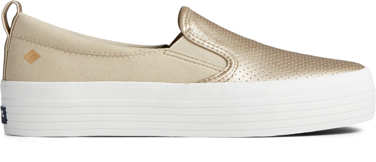 sperry metallic slip on