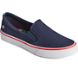 Crest Twin Gore Twisted Textile Slip On Sneaker, Navy, dynamic 2