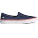 Crest Twin Gore Twisted Textile Slip On Sneaker, Navy, dynamic 1