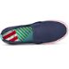Crest Twin Gore Twisted Textile Slip On Sneaker, Navy, dynamic 5