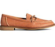 Seaport Penny PLUSHWAVE Shackle Leather Loafer, Tan, dynamic