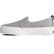 Crest Twin Gore Platform Slip On Sneaker, Grey, dynamic