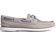 Authentic Original Tonal Leather Boat Shoe, Grey, dynamic