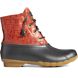 Saltwater Croc Leather Duck Boot, Red, dynamic 1