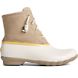 Saltwater Grid Leather Duck Boot, Ivory, dynamic 1