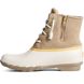 Saltwater Grid Leather Duck Boot, Ivory, dynamic 4