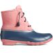 Saltwater Grid Leather Duck Boot, Pink, dynamic