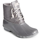 Saltwater Puff Nylon Quilted Duck Boot, Grey, dynamic 2