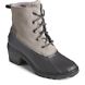 Saltwater Heel Snake Leather Duck Boot, Grey, dynamic