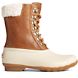 Saltwater Tall Cozy Leather Duck Boot, Ivory, dynamic 1
