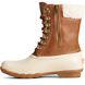 Saltwater Tall Cozy Leather Duck Boot, Ivory, dynamic 4