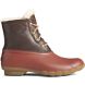 Saltwater Winter Luxe Leather Duck Boot w/ Thinsulate™, Tan/Red, dynamic 1