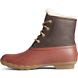 Saltwater Winter Luxe Leather Duck Boot w/ Thinsulate™, Tan/Red, dynamic