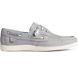 Songfish Croc Leather Boat Shoe, Grey, dynamic 1