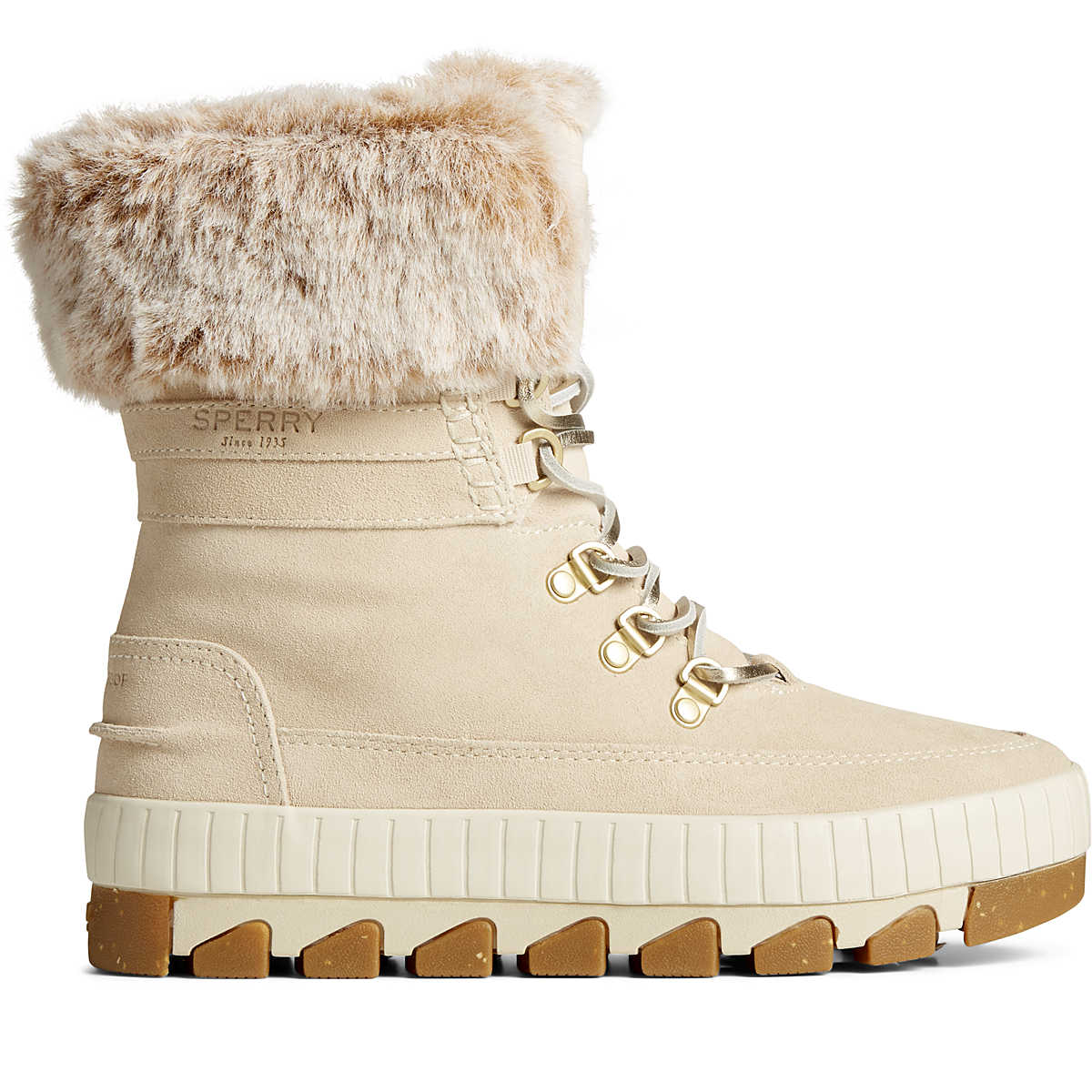 Torrent Lace Up Boot, Ivory, dynamic 1