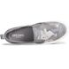 Crest Twin Gore Camo Metallic Leather Slip On Sneaker, Silver, dynamic 5