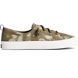 Crest Vibe Camo Metallic Leather Sneaker, Olive, dynamic 1