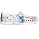 Authentic Original Float Marbled Boat Shoe, White Multi, dynamic 2