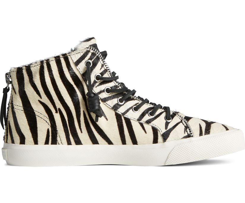Sperry x Rebecca Minkoff High Top Sneaker, Zebra, dynamic 1