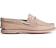 Authentic Original 2-Eye Pin Perforated Boat Shoe, Rose, dynamic
