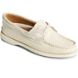 Authentic Original 2-Eye Pin Perforated Boat Shoe, White, dynamic 2