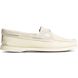 Authentic Original 2-Eye Pin Perforated Boat Shoe, White, dynamic 1