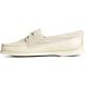 Authentic Original 2-Eye Pin Perforated Boat Shoe, White, dynamic 4