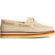 Authentic Original Stacked Boat Shoe, Ivory, dynamic 1