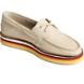 Authentic Original Stacked Boat Shoe, Ivory, dynamic 2