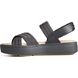 Bayou Plushstep Flatform Sandal, Black, dynamic 4
