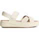 Bayou Plushstep Flatform Sandal, Cream, dynamic 1