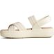 Bayou Plushstep Flatform Sandal, Cream, dynamic 4