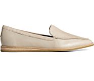 Saybrook Tonal Leather Slip On Loafer, Taupe, dynamic