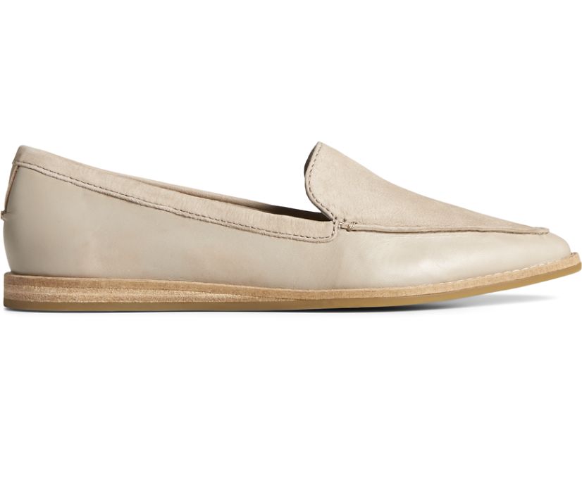 Saybrook Tonal Leather Slip On Loafer, Taupe, dynamic 1