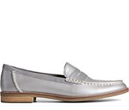 Seaport Penny Pearlized Loafer, Grey, dynamic