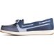Starfish Pin Perforated Boat Shoe, NAVY, dynamic 4