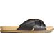 Gold Cup™ Waveside PLUSHWAVE™ Cross Slide Sandal, Black, dynamic 1