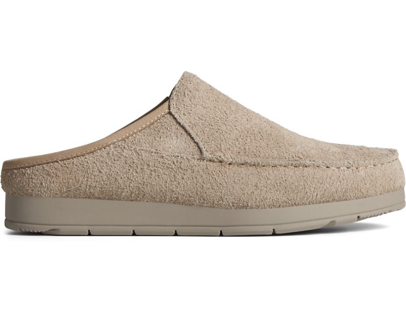 Moc-Sider Suede Slip On, Taupe, dynamic 1