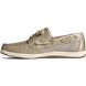 Songfish Pearlized Boat Shoe, Taupe, dynamic 4