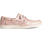 Songfish Pearlized Boat Shoe, Rose, dynamic 1