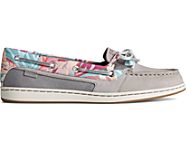 Starfish Coral Floral Boat Shoe, Grey Multi, dynamic