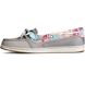Starfish Coral Floral Boat Shoe, Grey Multi, dynamic 4