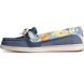 Starfish Coral Floral Boat Shoe, Navy Multi, dynamic 4