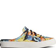 Crest Vibe Coral Floral Mule Sneaker, Navy Multi, dynamic
