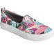 Crest Twin Gore Coral Floral Slip On Sneaker, Pink, dynamic 2