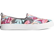 Crest Twin Gore Coral Floral Slip On Sneaker, Pink, dynamic
