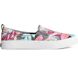 Crest Twin Gore Coral Floral Slip On Sneaker, Pink, dynamic 1