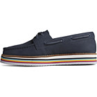 Authentic Original™ Stacked Boat Shoe, Navy, dynamic 4