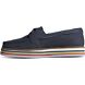 Authentic Original Stacked Boat Shoe, Navy, dynamic 4
