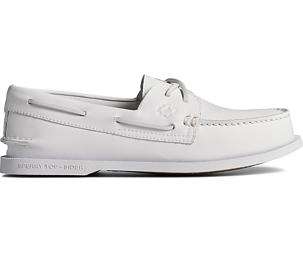 SeaCycled™ Authentic Original™ Boat Shoe, White, dynamic